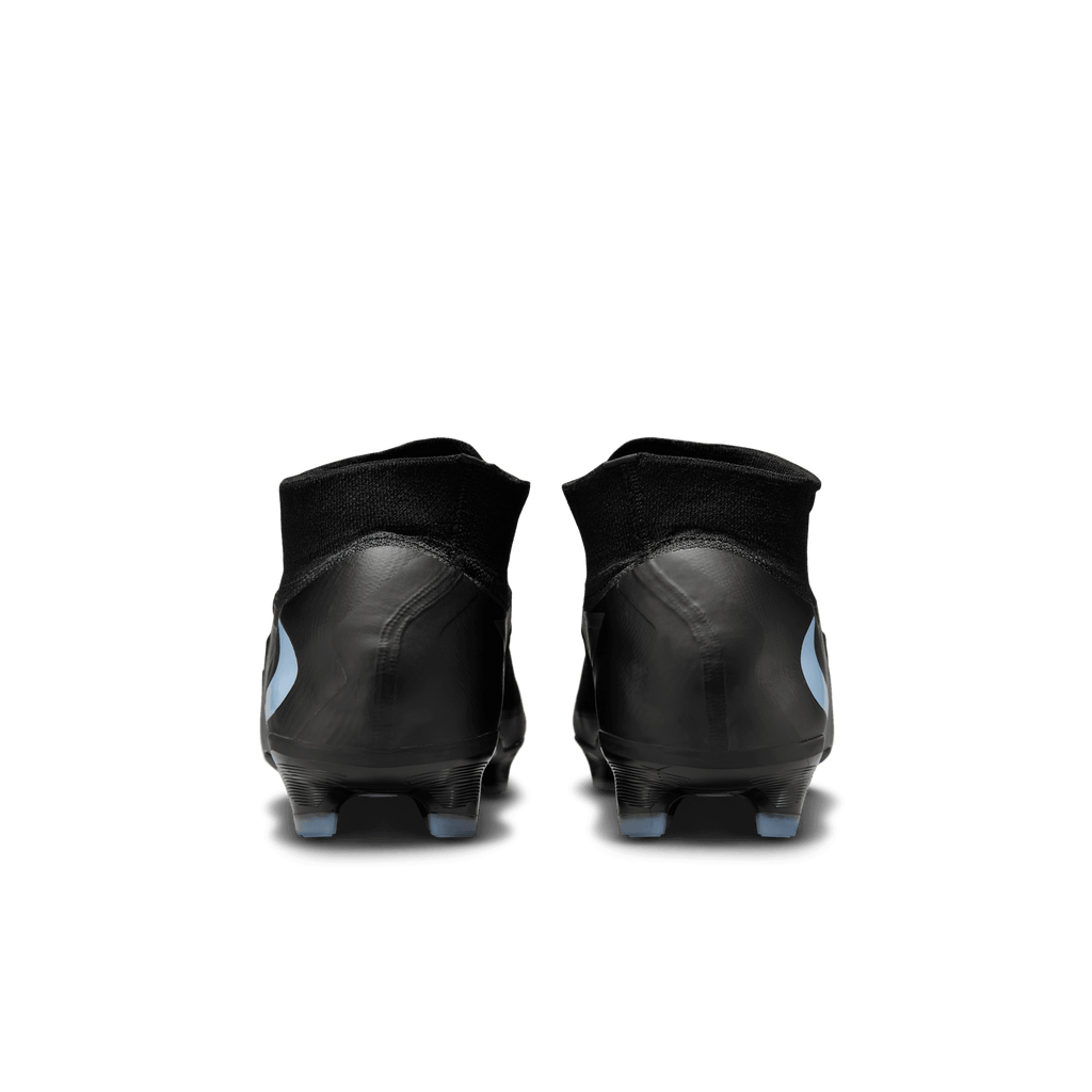 Nike Phantom 6 High Pro Firm-Ground Soccer Cleats-Black/Ice Blue product image 5, provided for visual reference and product