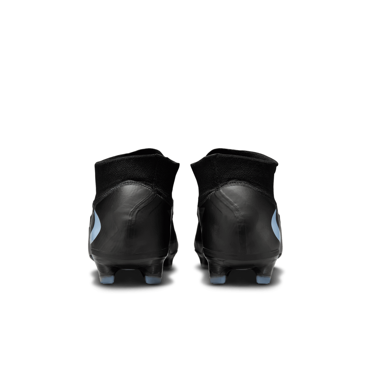 Nike Phantom 6 High Pro Firm-Ground Soccer Cleats-Black/Ice Blue product image 5, provided for visual reference and product