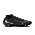 Nike Phantom 6 High Pro Firm-Ground Soccer Cleats-Black/Ice Blue product image 1, provided for visual reference and product