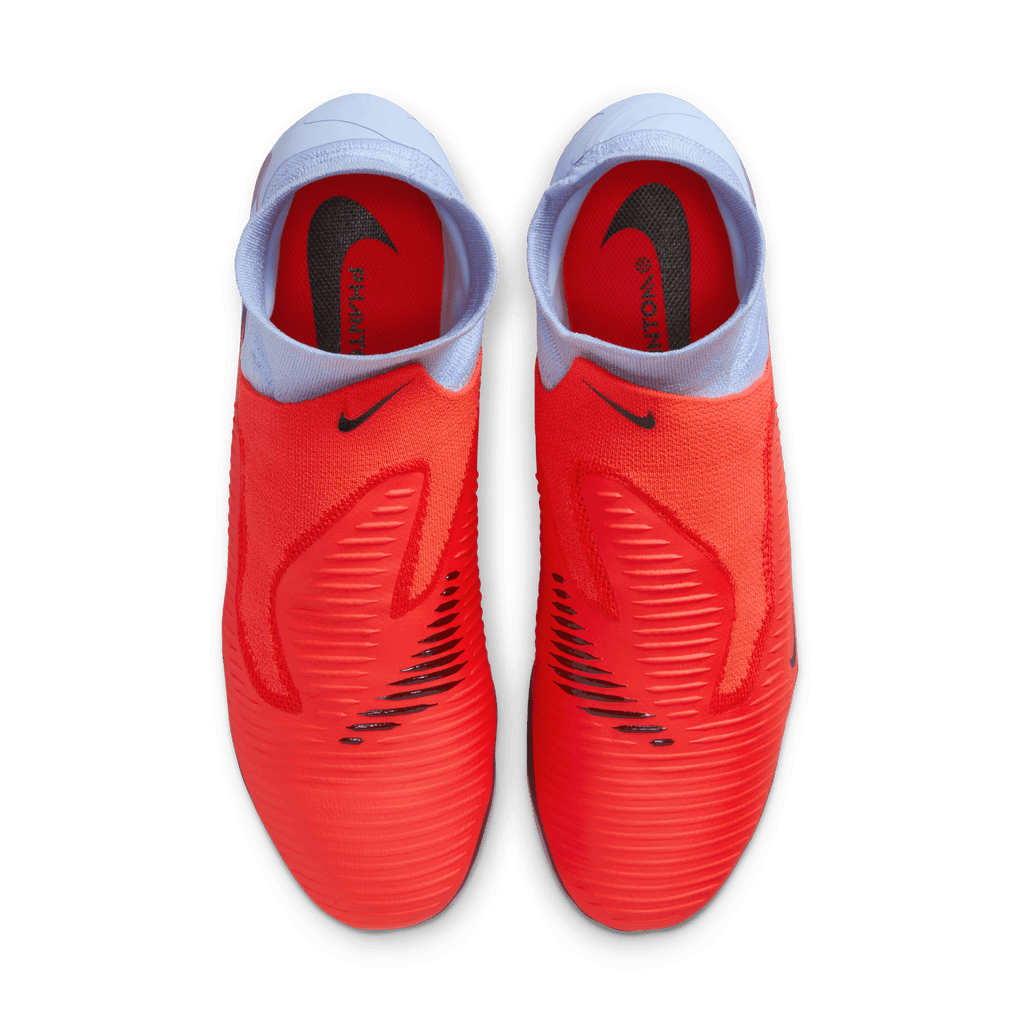 Nike Phantom 6 High Pro Firm-Ground Soccer Cleats-Royal Tint/bright Crimson product image 3, provided for visual reference