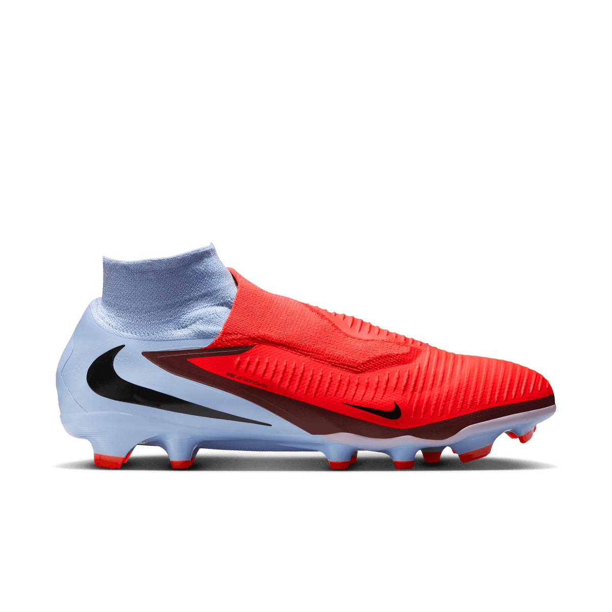 Nike Phantom 6 High Pro Firm-Ground Soccer Cleats-Royal Tint/bright Crimson product image 1, provided for visual reference