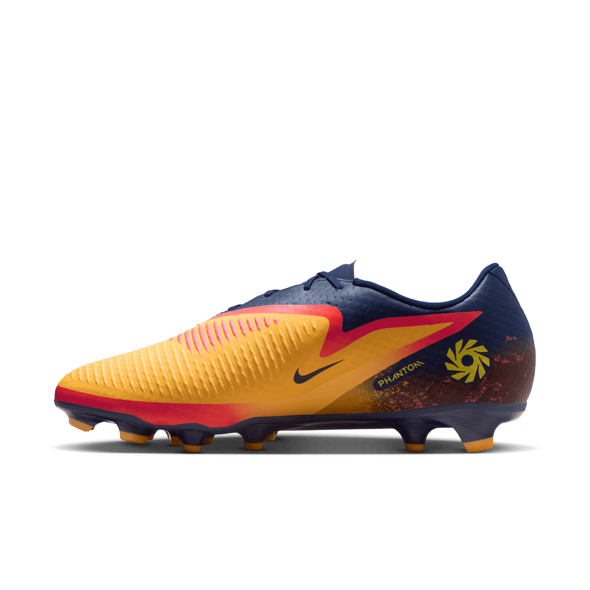 Nike Phantom 6 Low Academy "Erling Haaland" MG/FG- Laser Orange/lemon Venom-blue Void product image 2, provided for visual