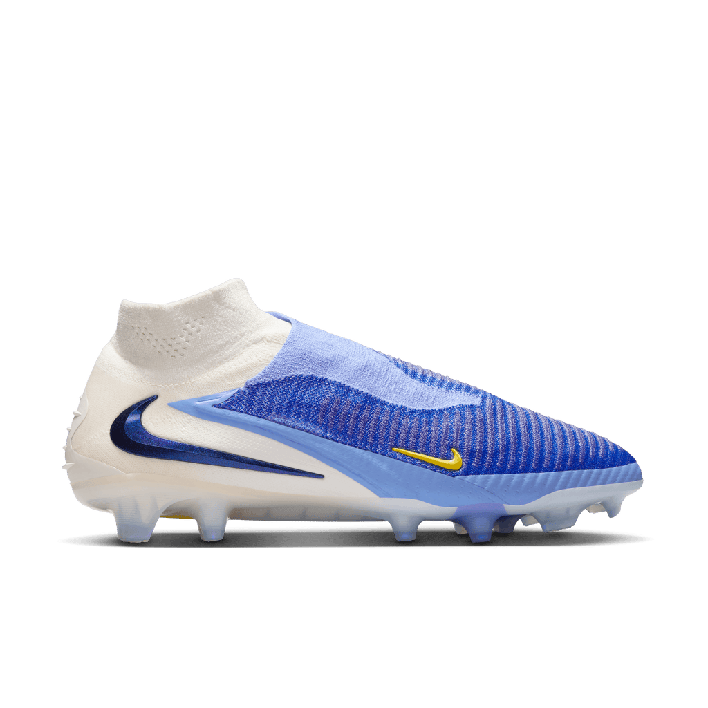 Nike Phantom 6 High Elite Firm-Ground Soccer Cleats-RACER BLUE/DARK OBSIDIAN product image 1, provided for visual reference