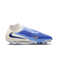 Nike Phantom 6 High Elite Firm-Ground Soccer Cleats-RACER BLUE/DARK OBSIDIAN product image 1, provided for visual reference