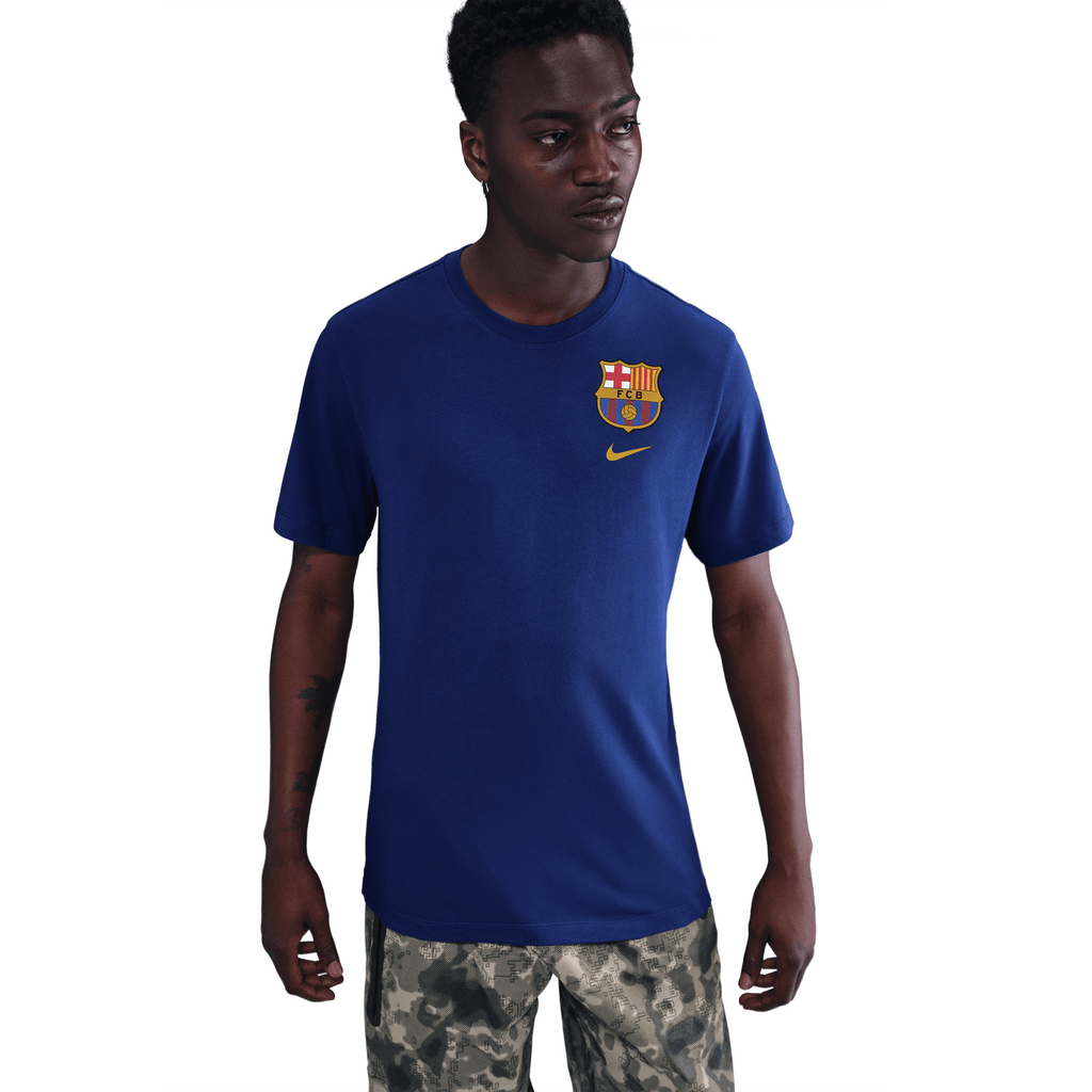 Nike FC Barcelona Men Soccer T-Shirt product image 1, provided for visual reference and product detail review