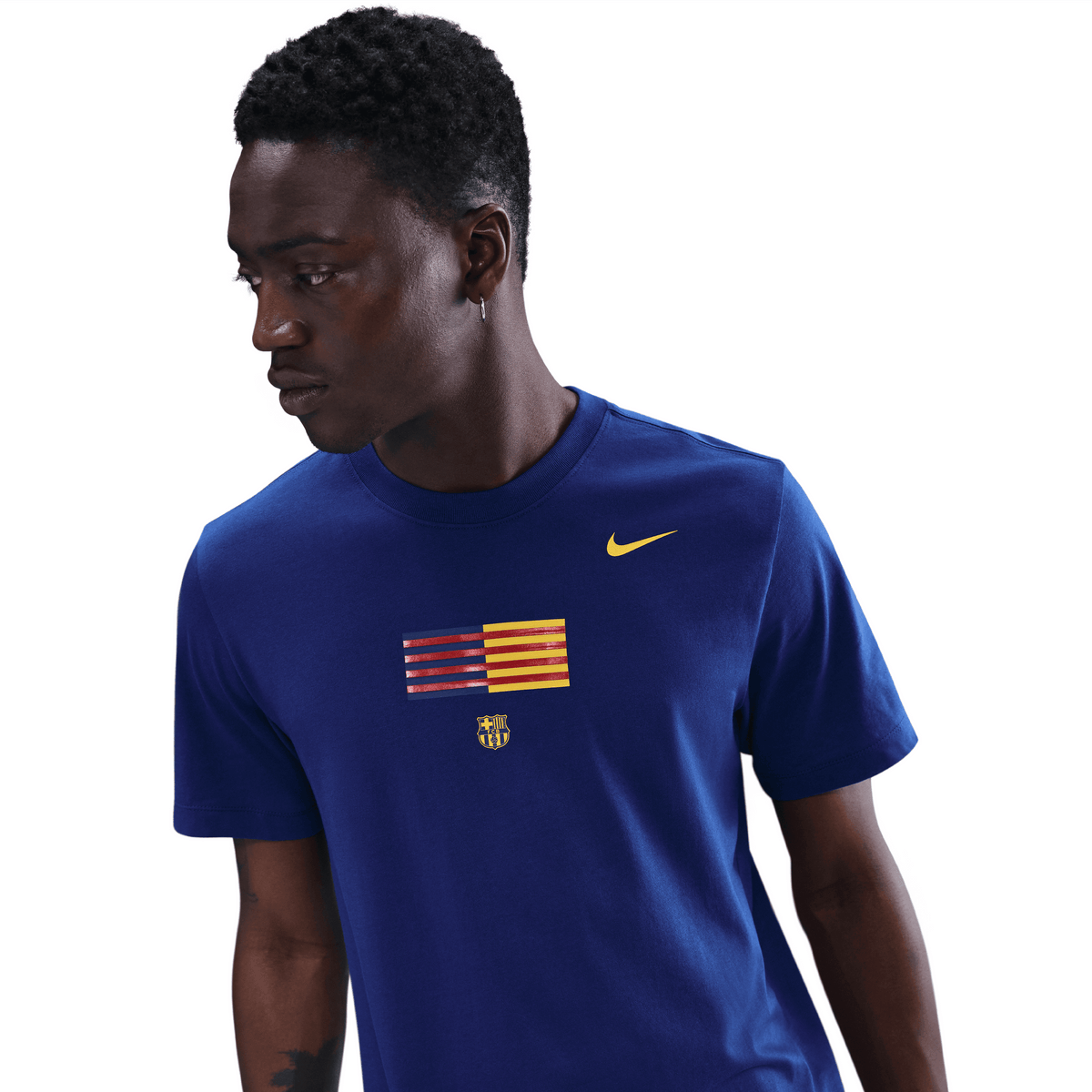 Nike FC Barcelona Men Soccer T-Shirt product image 4, provided for visual reference and product detail review