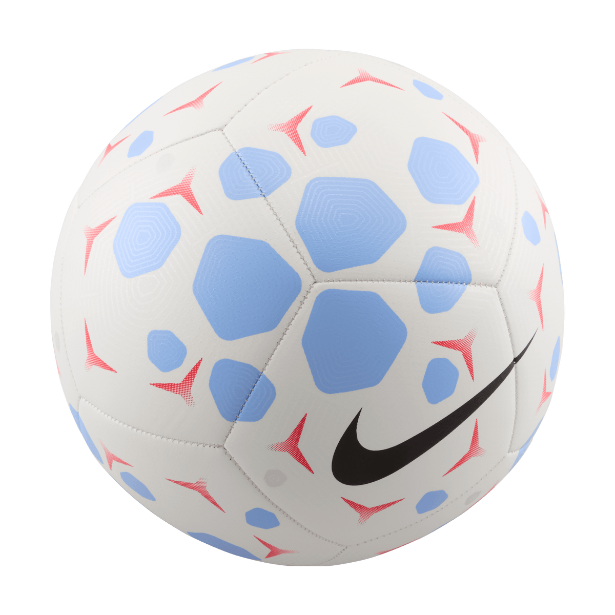 Nike Pitch Soccer Ball-White/Royal Tint/black product image 2, provided for visual reference and product detail review
