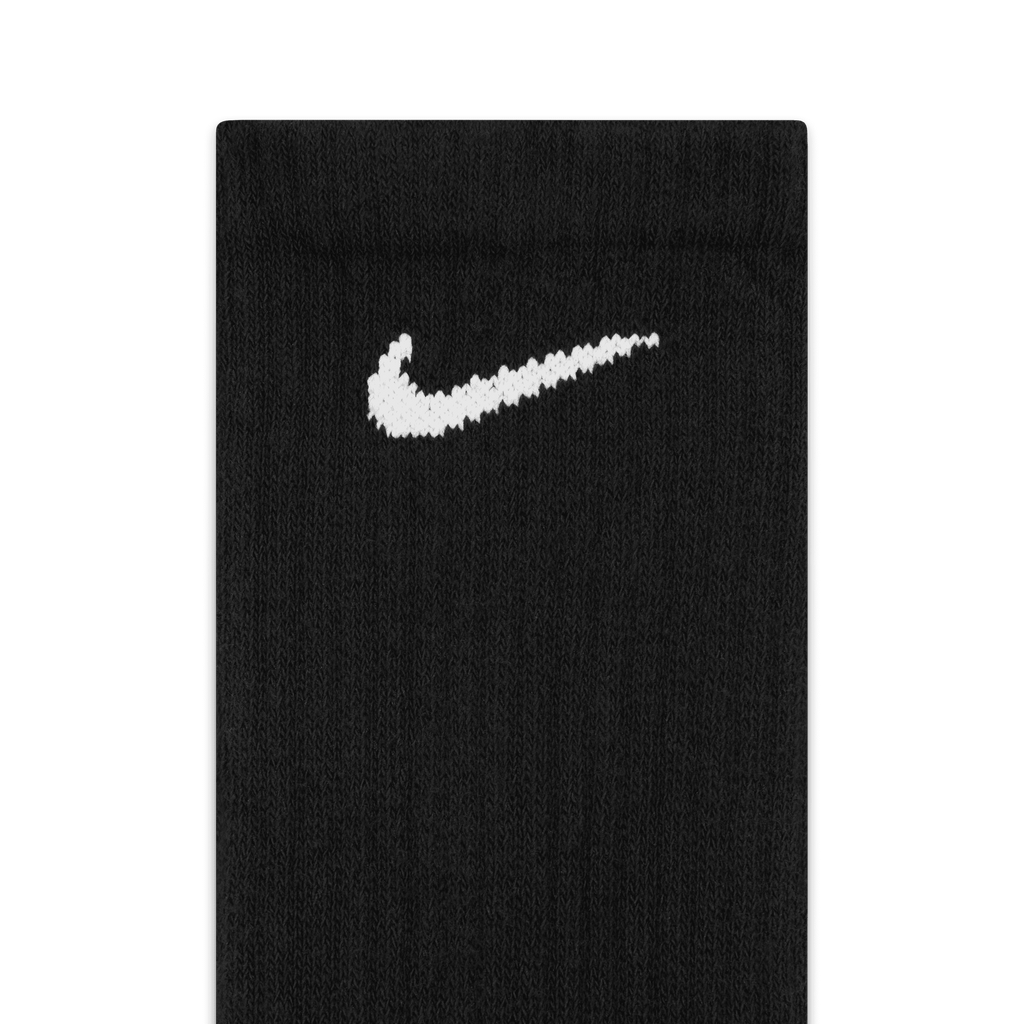 Nike Everyday Cushioned Training Crew Socks (6 Pairs) - Black product image 3, provided for visual reference and product