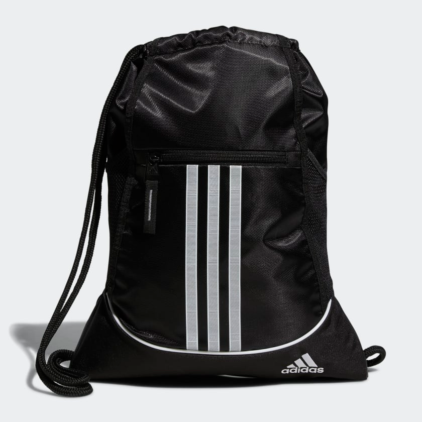 Adidas Alliance II Sackpack - Black/White product image 1, provided for visual reference and product detail review
