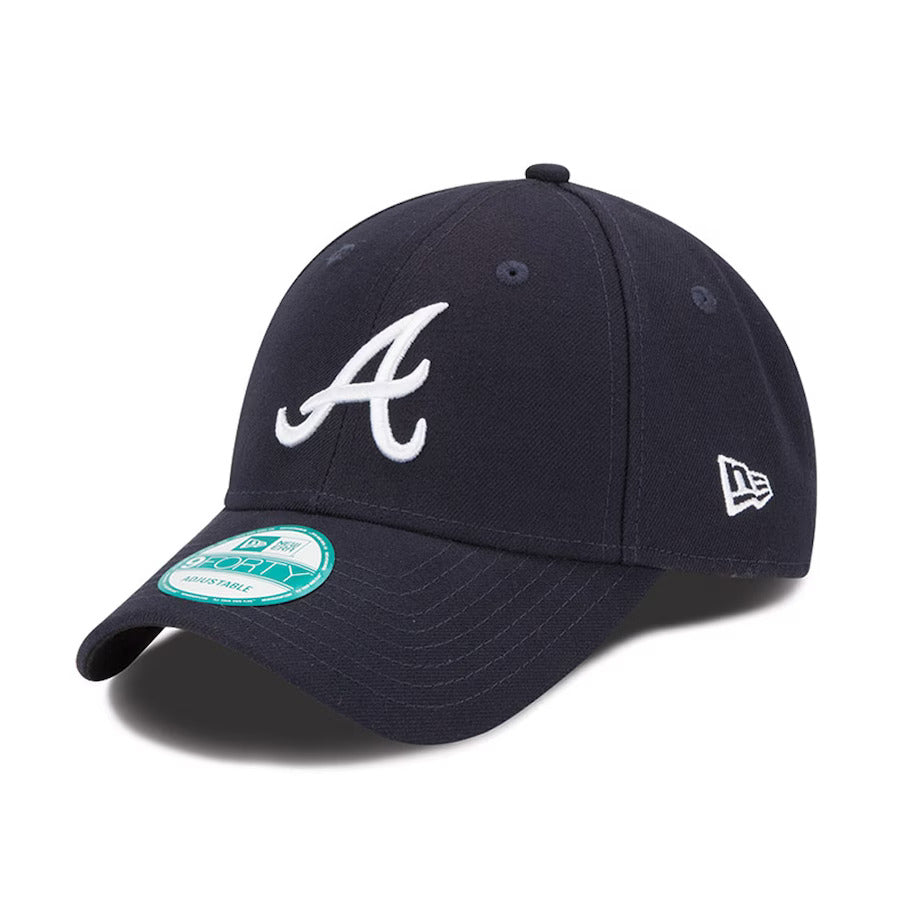 Atlanta Braves New Era Navy League 9Forty Adjustable Hat product image 1