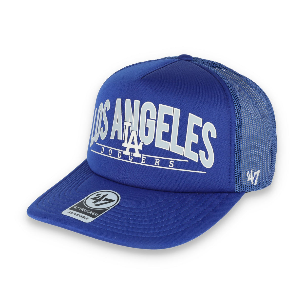 '47 Brand Los Angeles Dodgers Foam Backhaul Trucker product image 2, provided for visual reference and product detail review