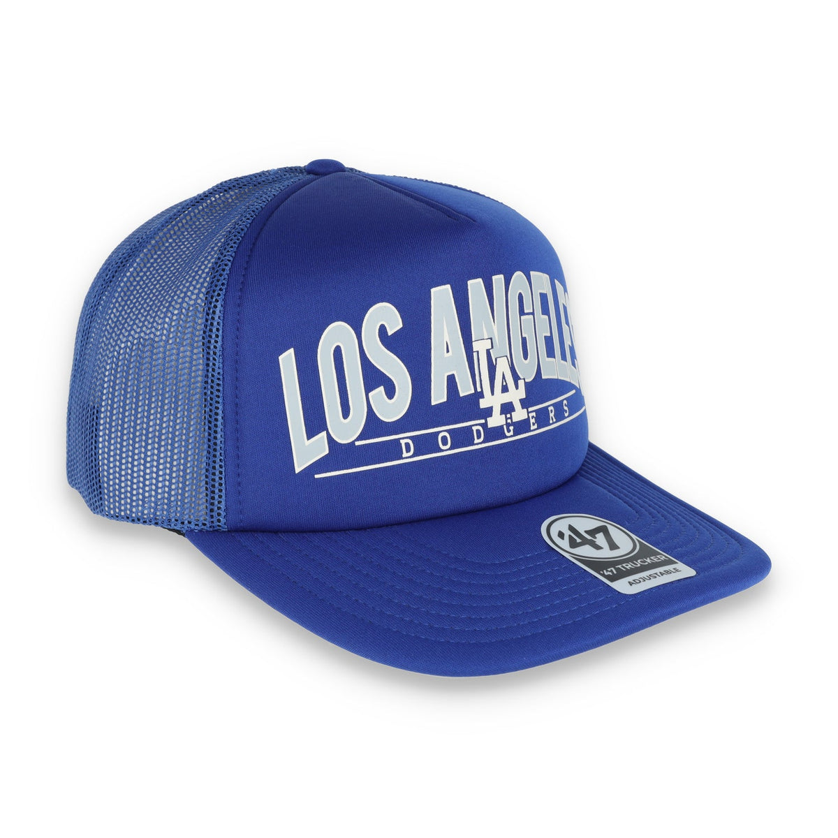 '47 Brand Los Angeles Dodgers Foam Backhaul Trucker product image 6, provided for visual reference and product detail review