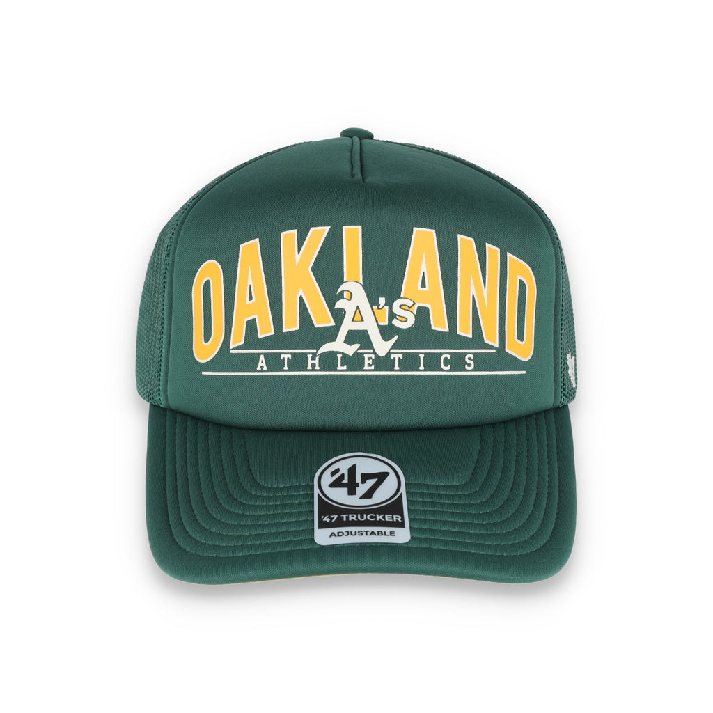 '47 Brand Oakland Athletics Foam Backhaul Trucker product image 1, provided for visual reference and product detail review