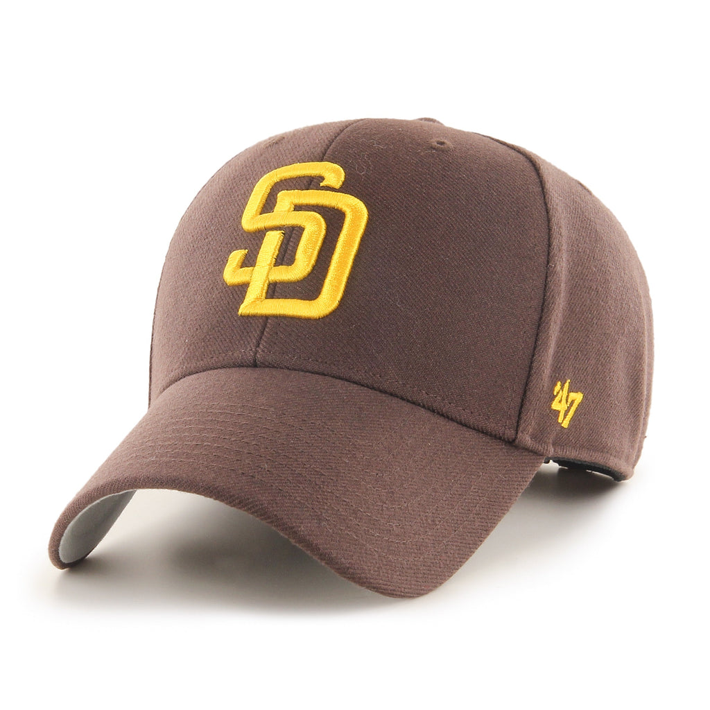 San Diego Padres 47 Brand MVP Brown Adjustable Hat product image 1