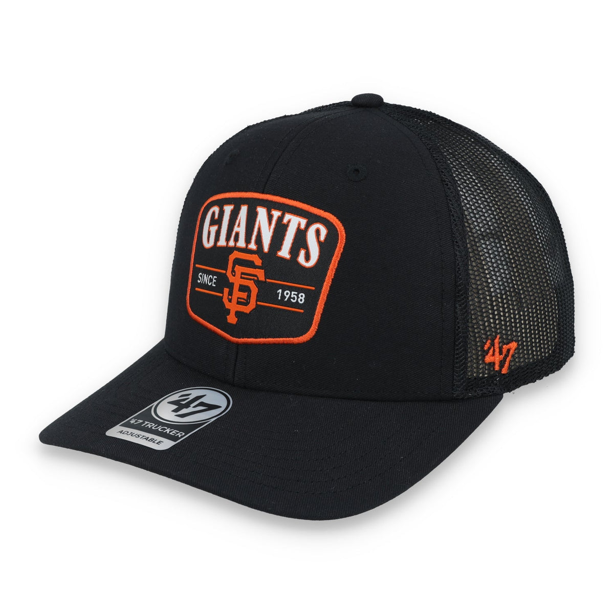 '47 Brand San Francisco Giants Squad '47 Trucker Adjustable Hat product image 3, provided for visual reference and product