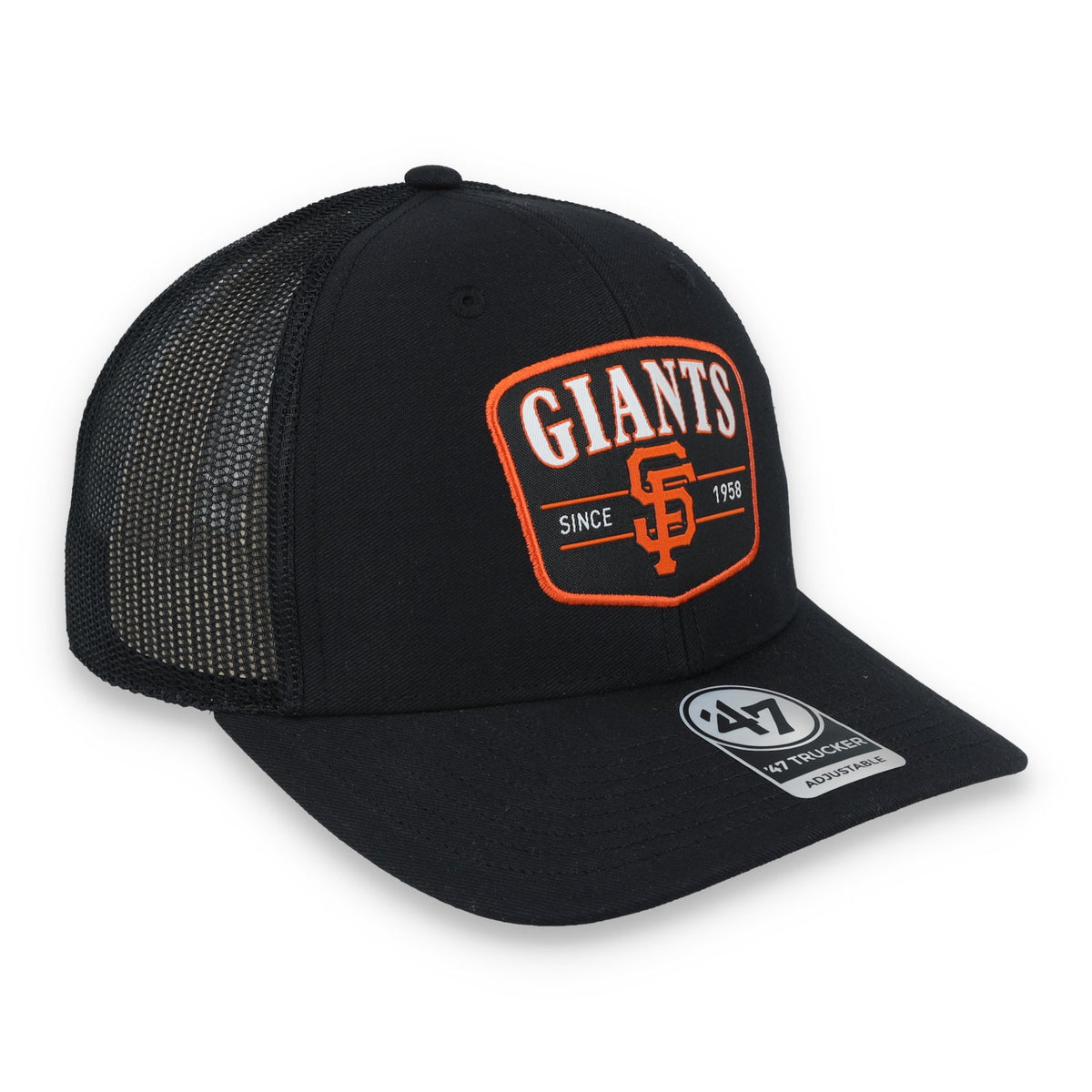 '47 Brand San Francisco Giants Squad '47 Trucker Adjustable Hat product image 2, provided for visual reference and product