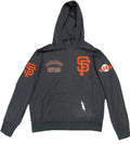Pro Standard Men San Francisco Giants Hybrid Woven Jacket-Black product image 1, provided for visual reference and product