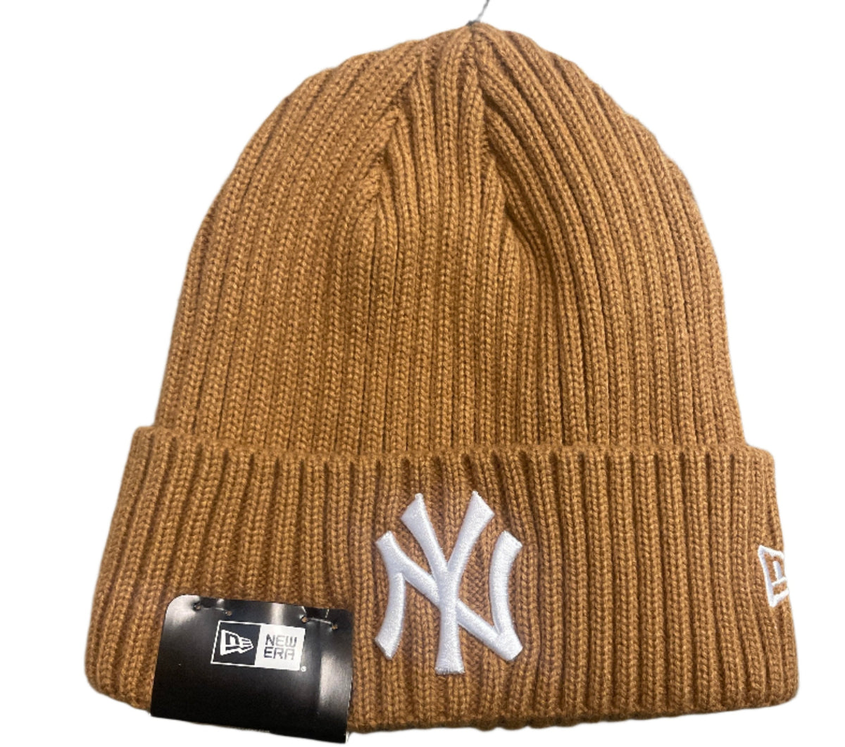 New Era New York Yankees Color Pack Cuffed Knit- Khaki product image 1, provided for visual reference and product detail