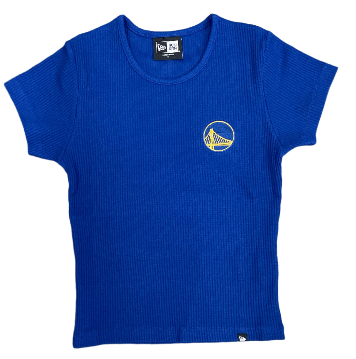 New Era Women Golden State Warriors Cropped T-Shirt product image 1, provided for visual reference and product detail review