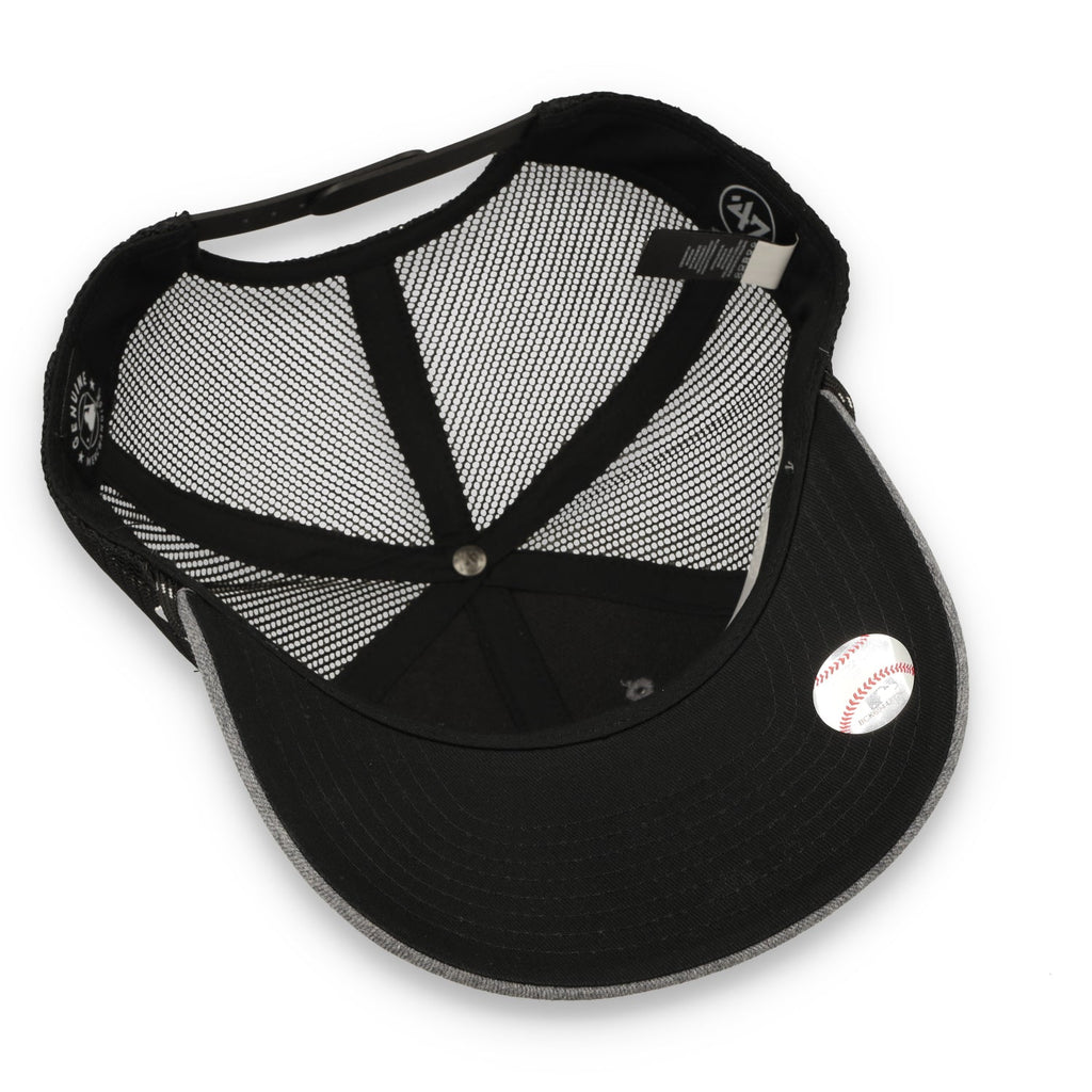 '47 Brand Los Angeles Dodgers Carbon Rope Trucker Adjustable Snapback Hat product image 7, provided for visual reference and