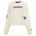 NBA GOLDEN STATE WARRIORS REVERSE FRENCH TERRY Women FLEECE CREWNECK product image 1, provided for visual reference and