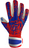 Reusch Attrakt Freegel Gold Finger Support-Stunning Red/White/Blue product image 1, provided for visual reference and
