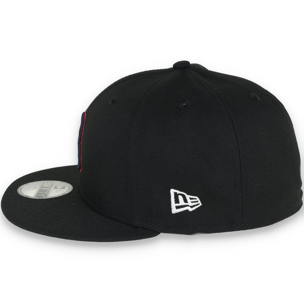 New Era Boston Red Sox 100th Anniversary Metallic Logo Side Patch 59fifty Fitted Hat-Black product image 4, provided for