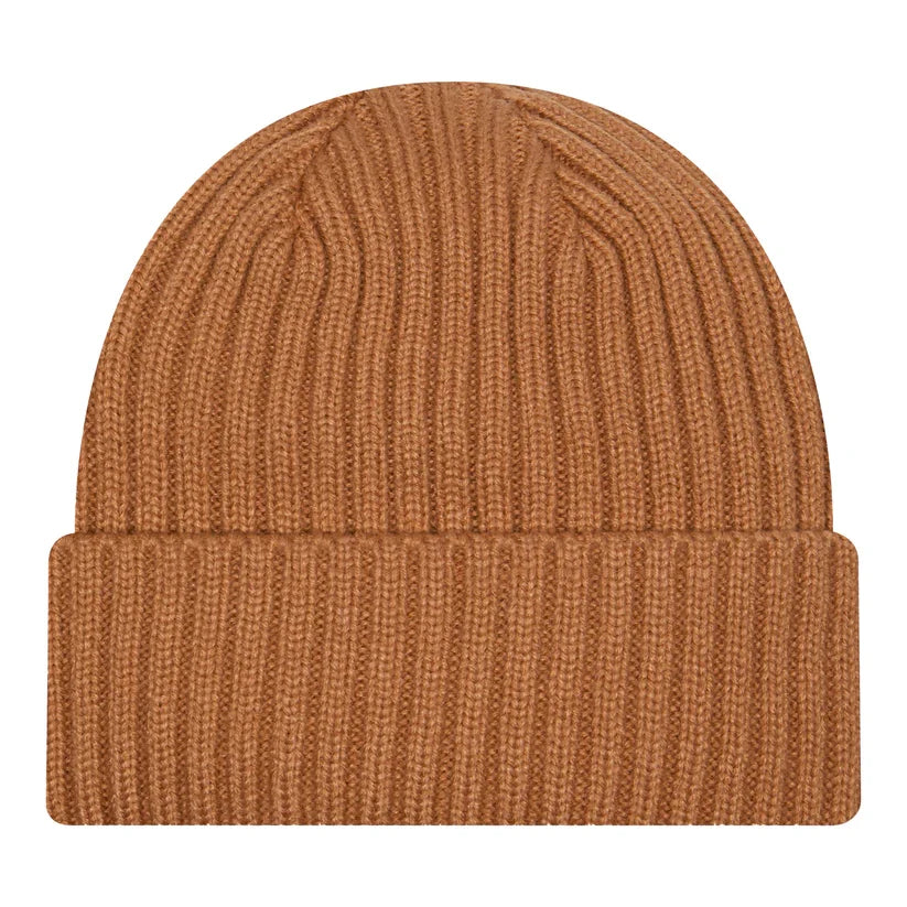 New Era Chicago Bulls Color Pack Cuffed Knit- Khaki product image 2, provided for visual reference and product detail review