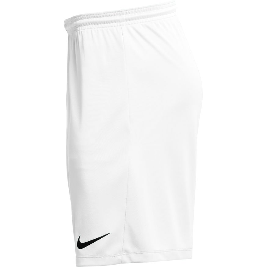 Nike Youth Dri-FIT Park III Shorts-White product image 4, provided for visual reference and product detail review