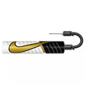Nike Essential Ball Pump-White/Gold/Black product image 1, provided for visual reference and product detail review