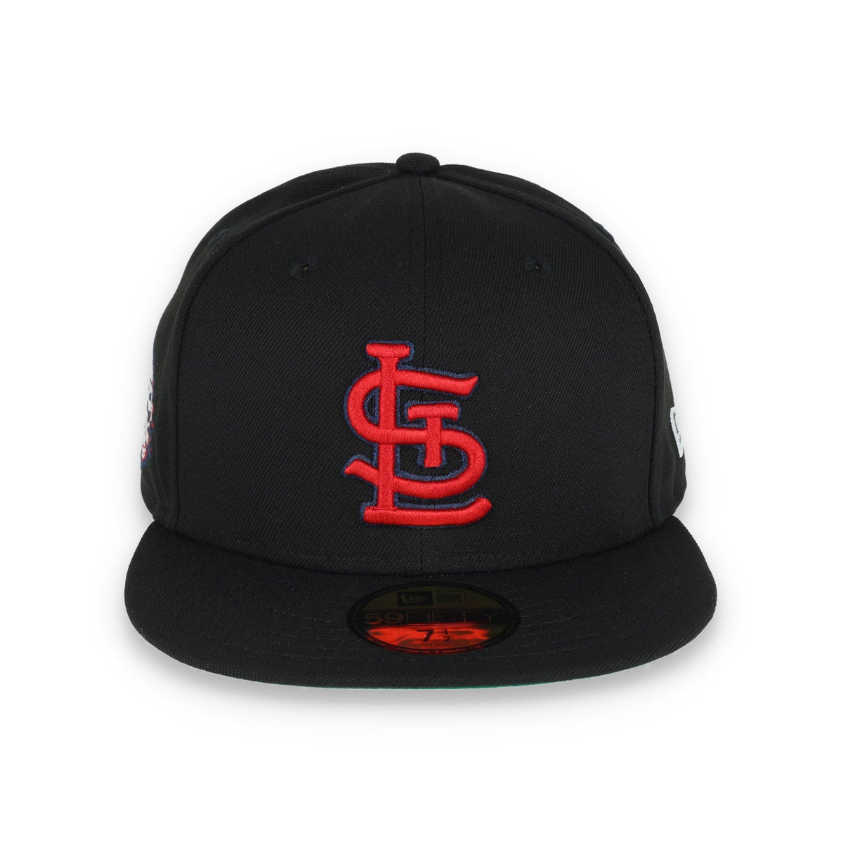 New Era St. Louis Cardinals Metallic Logo 129 Anniversary Side Patch 59FIFTY Fitted - Black product image 2, provided for
