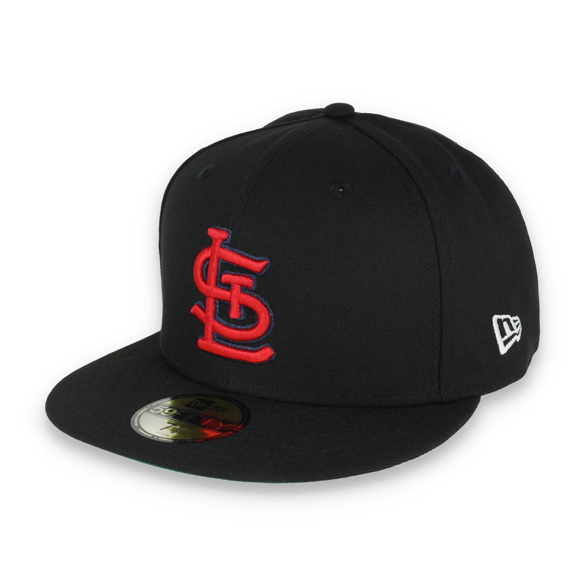 New Era St. Louis Cardinals Metallic Logo 129 Anniversary Side Patch 59FIFTY Fitted - Black product image 3, provided for