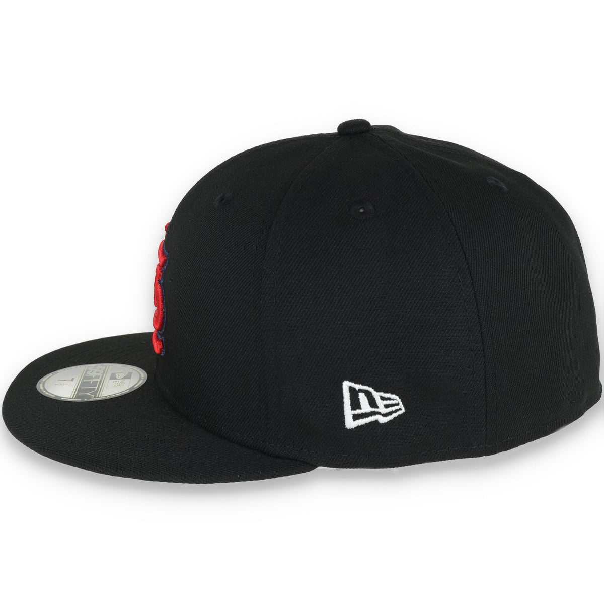 New Era St. Louis Cardinals Metallic Logo 129 Anniversary Side Patch 59FIFTY Fitted - Black product image 4, provided for