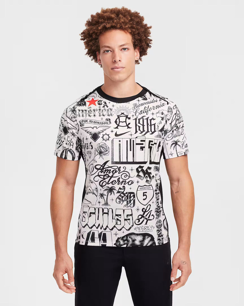 Nike Club América Academy Pro SE Dri-FIT Soccer Pre-Match Short-Sleeve Top product image 6, provided for visual reference