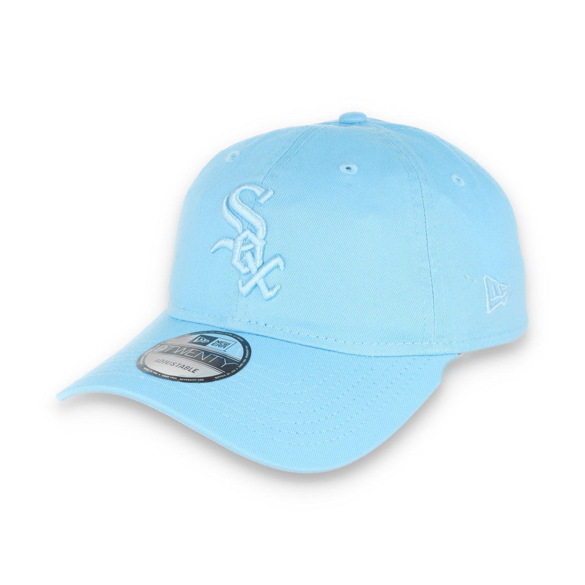 New Era Chicago White Sox Color Pack 9TWENTY Adjustable Hat- Baby Blue product image 3, provided for visual reference and
