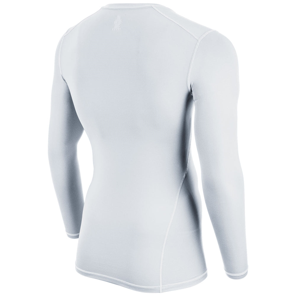 Champro Lightning Long Sleeve Compression Shirt-White product image 2, provided for visual reference and product detail