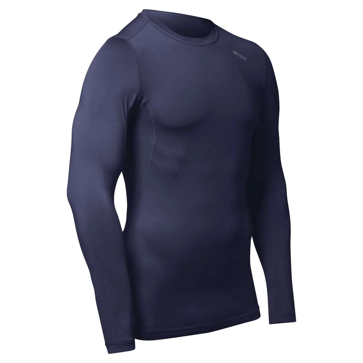 Champro Youth Lightning Long Sleeve Compression Shirt-Navy product image 1, provided for visual reference and product detail