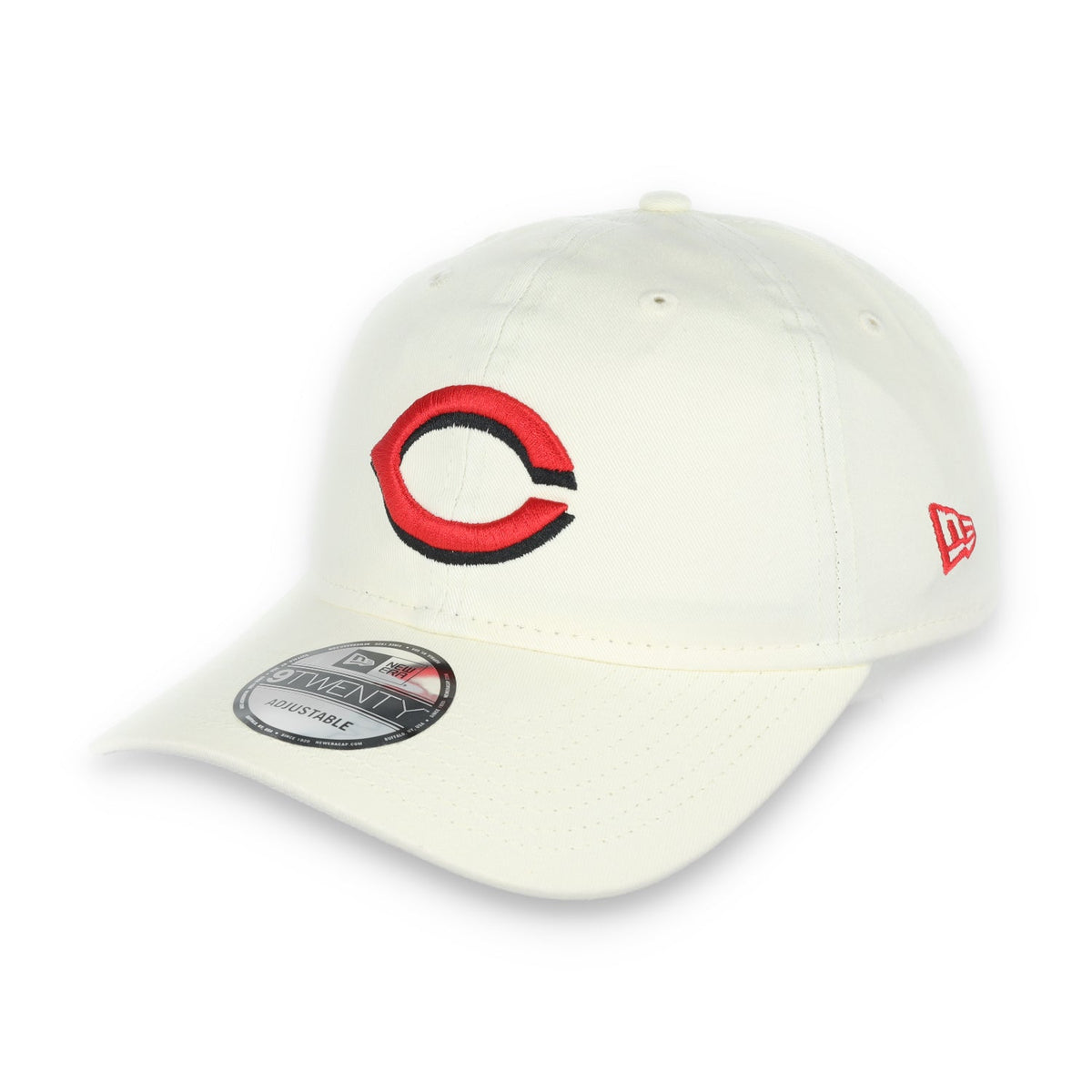 New Era Cincinnati Reds Core Classic 2.0 9Twenty Adjustable Hat-Ivory product image 6, provided for visual reference and