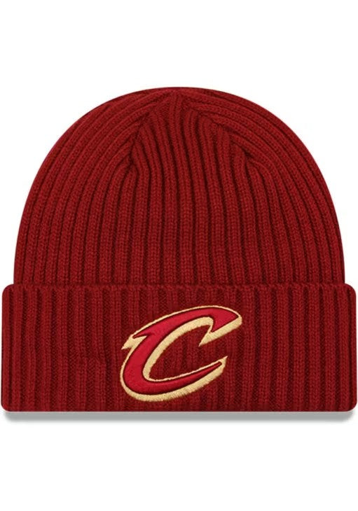 Cleveland Cavaliers New Era Core Classic Knit Hat Red product image 1