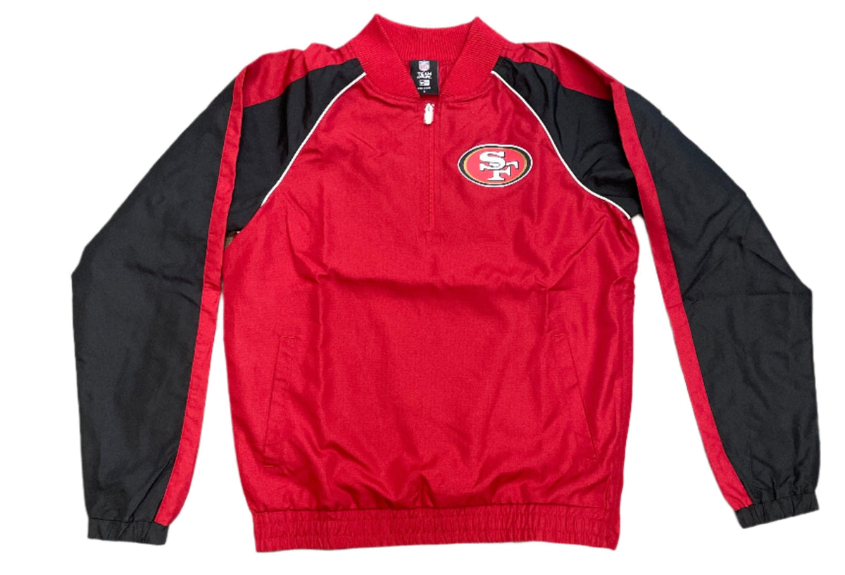 New Era San Francisco 49ers 1/4 Zip Jacket product image 1, provided for visual reference and product detail review