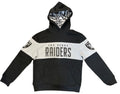 Youth Las Vegas Raiders Red Zone Hoodie- Black product image 1, provided for visual reference and product detail review