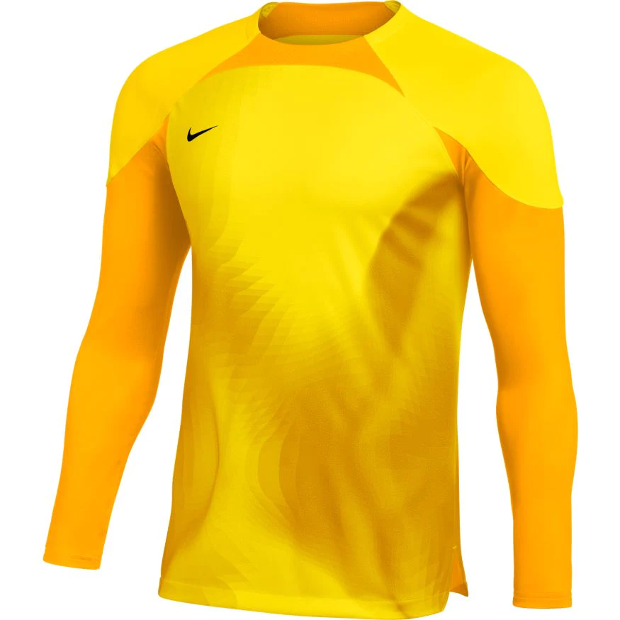 Nike Gardien IV LS Goalkeeper Jersey-TOUR YELLOW/UNIVERSITY GOLD/BLACK product image 1, provided for visual reference and