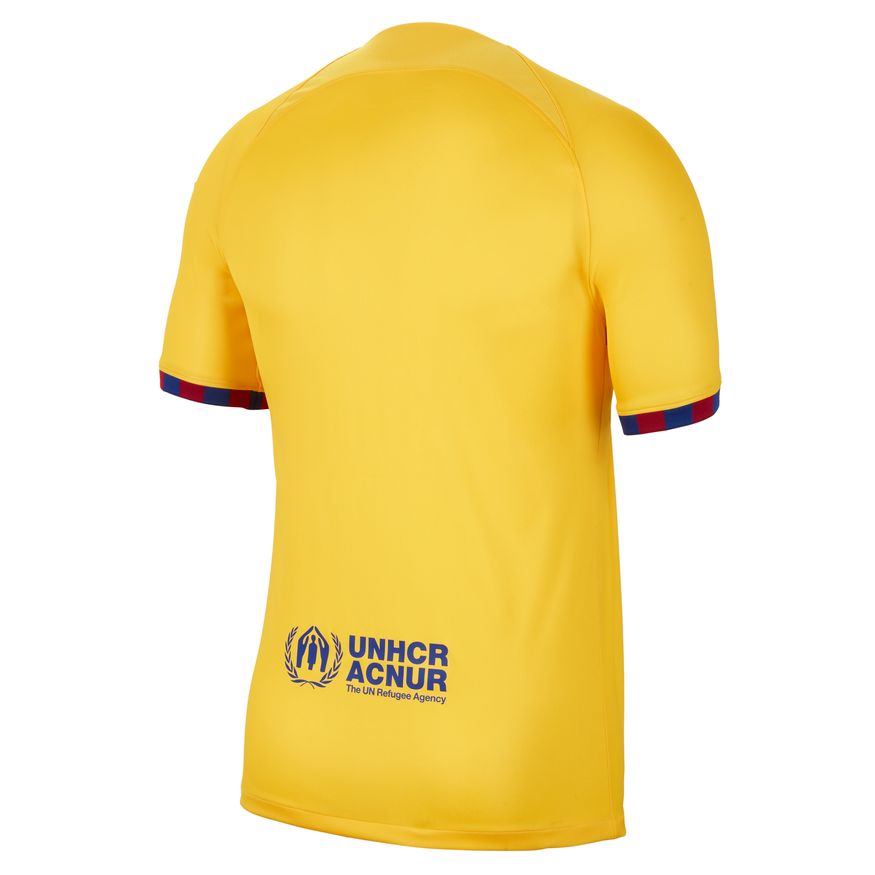 Nike Men FC Barcelona Stadium Fourth Dri-FIT Soccer Jersey 22/23 product image 2, provided for visual reference and product