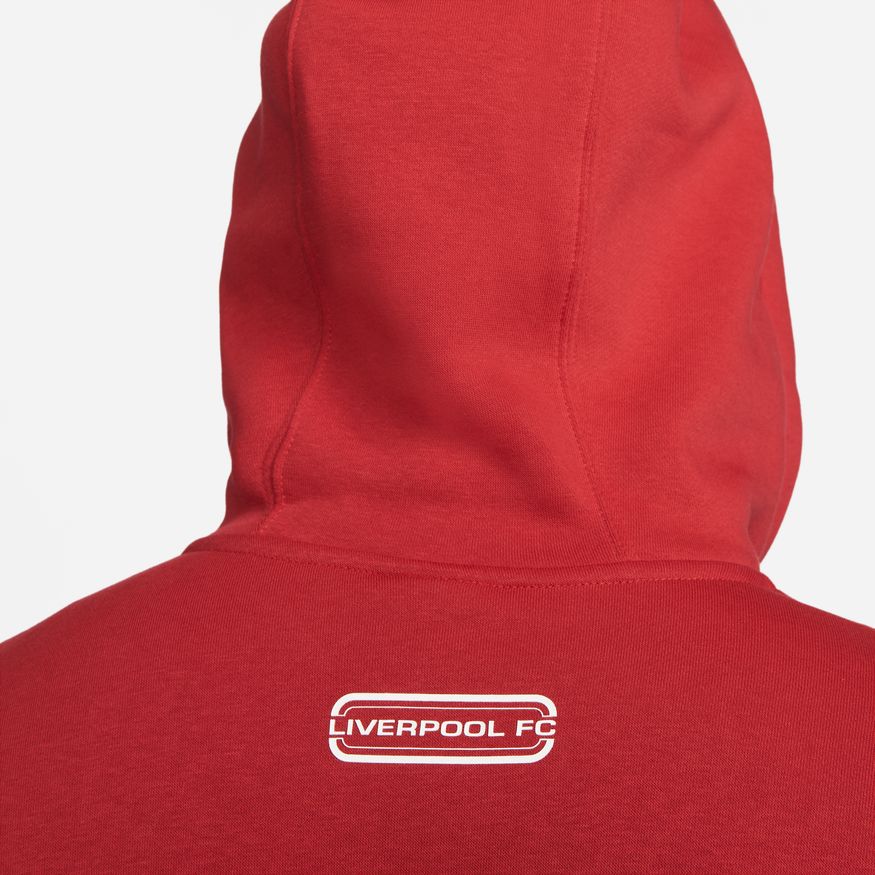 Nike Liverpool FC Club Fleece Men Full-Zip Hoodie product image 4, provided for visual reference and product detail review