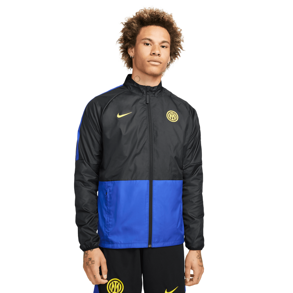 Nike Men Inter Milan Repel Academy AWF Soccer Jacket product image 1, provided for visual reference and product detail review