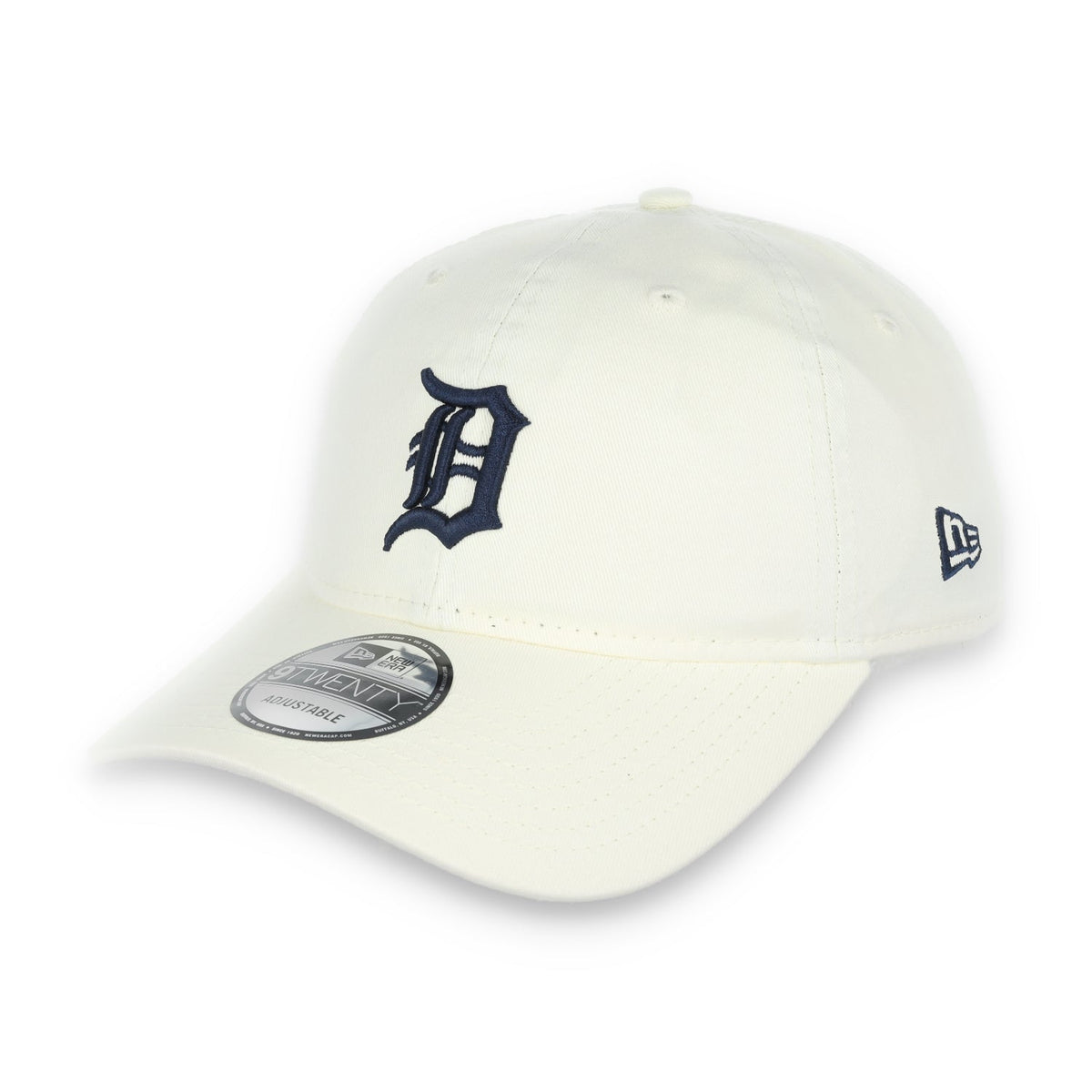 New Era Detroit Tigers Core Classic 2.0 9Twenty Adjustable Hat- Ivory product image 6, provided for visual reference and
