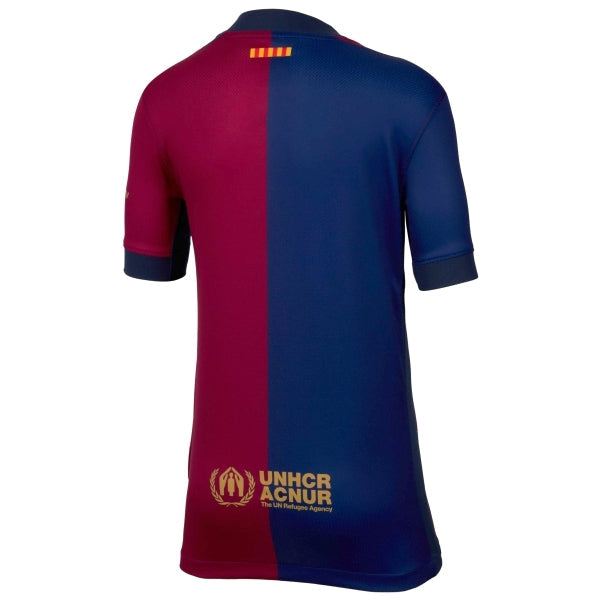 Nike Youth Barcelona Home Stadium Jersey 24/25 product image 2, provided for visual reference and product detail review