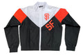 New Era Women San Francisco Giants Cropped Windbreaker Jacket product image 1, provided for visual reference and product