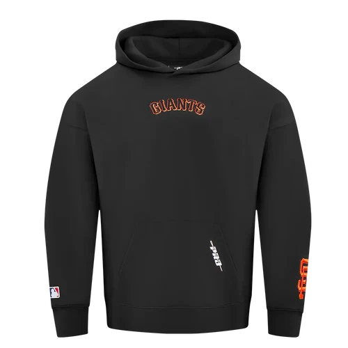 Pro Standard 'San Francisco Giants Wingspan' Drop Shoulder Hoodie product image 1, provided for visual reference and product