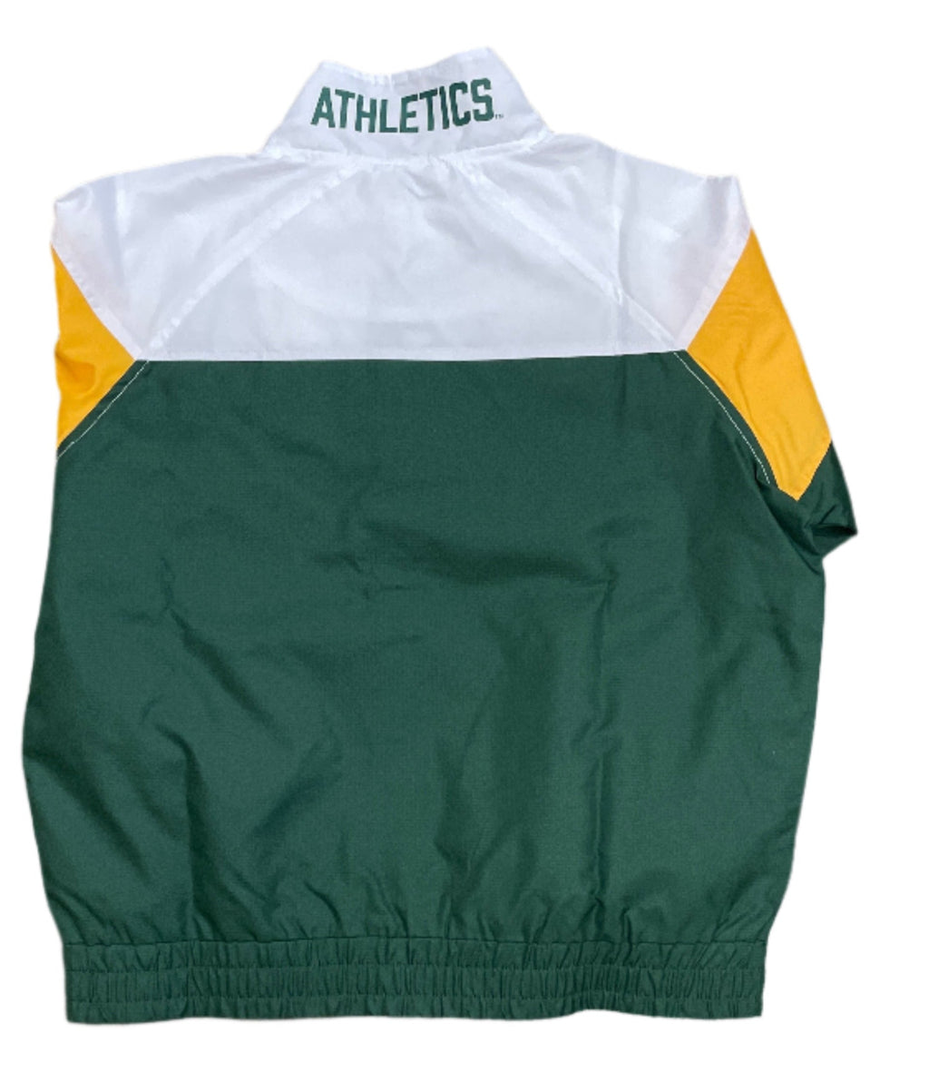 New Era Women Oakland Athletics Cropped Windbreaker product image 2, provided for visual reference and product detail review